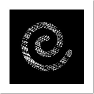 Spiral symbol sign vortex gift Posters and Art